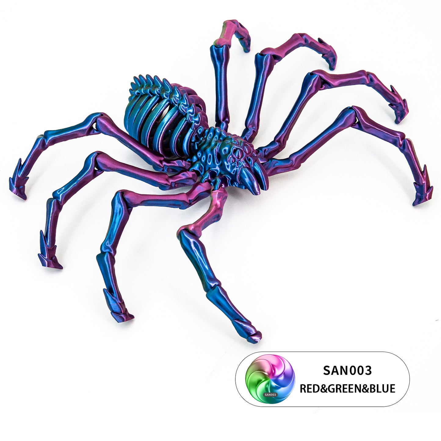 5pcs 10'' 3D Printed Articulated Spider