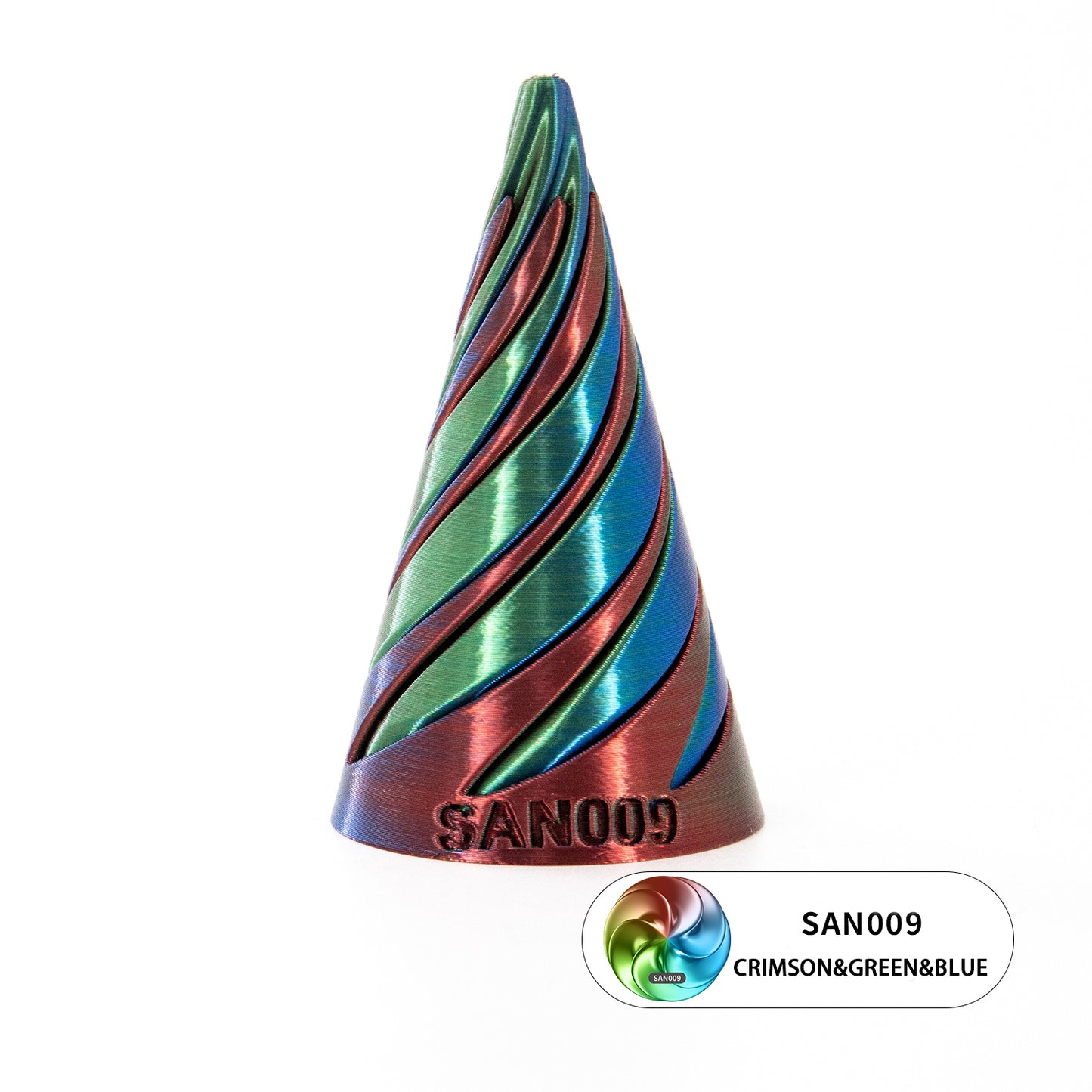 10PCS 3D Printed Spiral Cone Fidget Toy