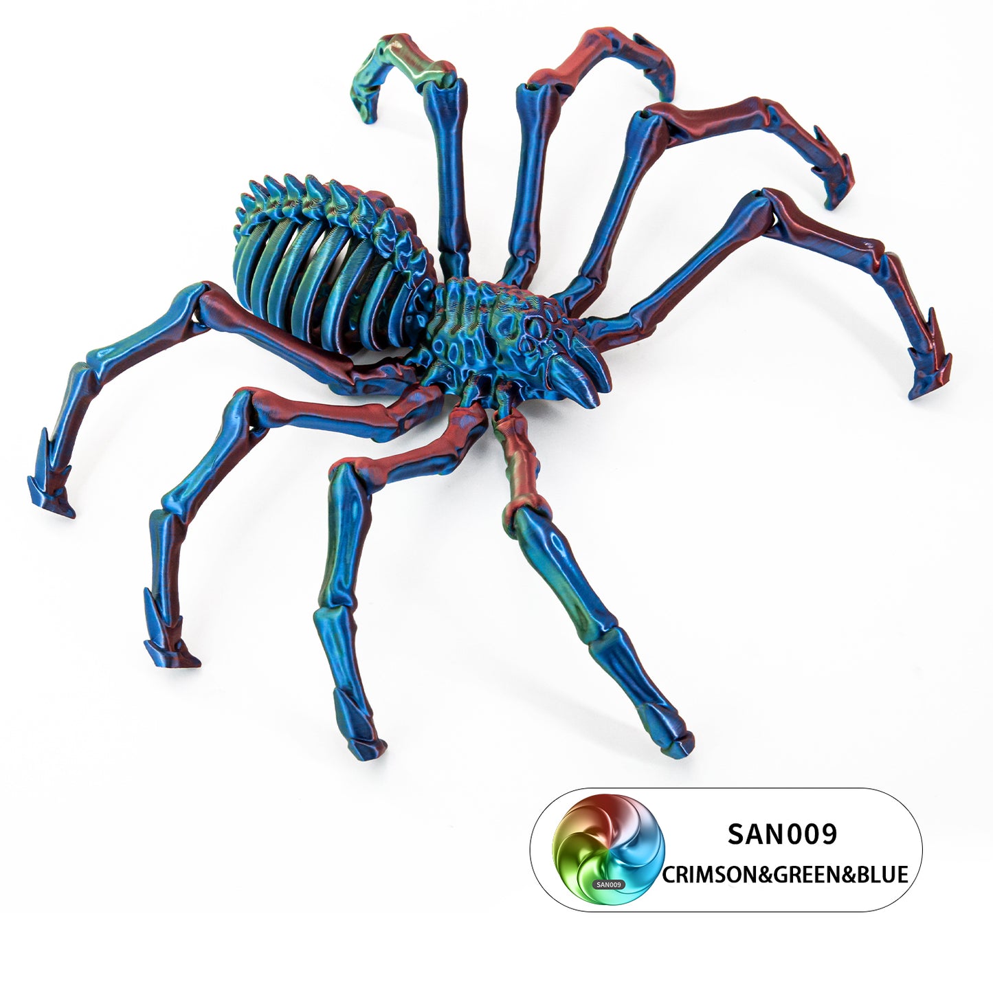 5pcs 10'' 3D Printed Articulated Spider