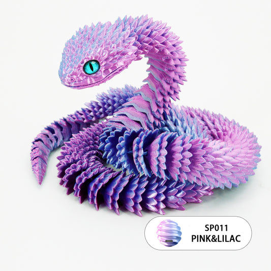 24’’ 3D Printed Articulated Snake Toy