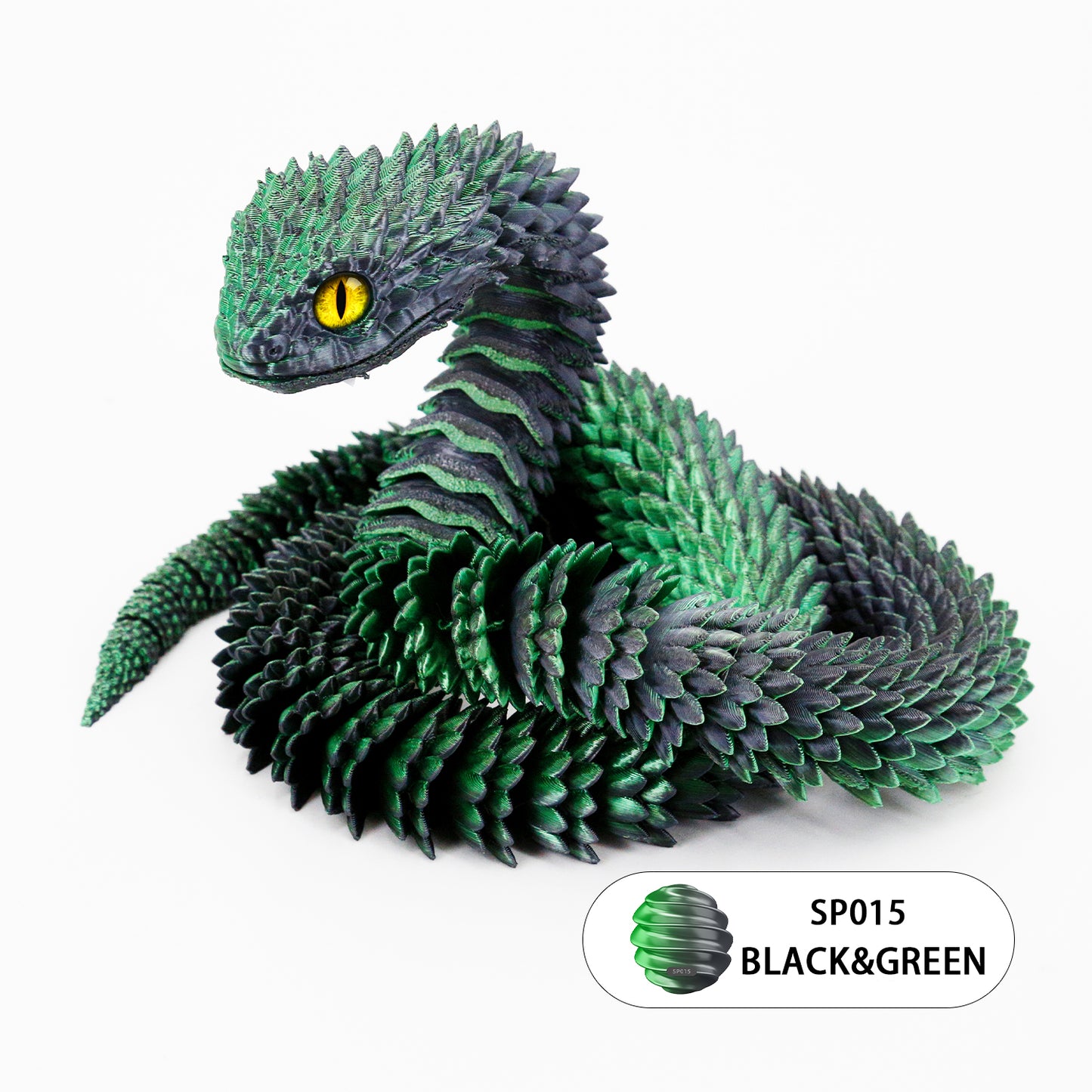 24’’ 3D Printed Articulated Snake Toy