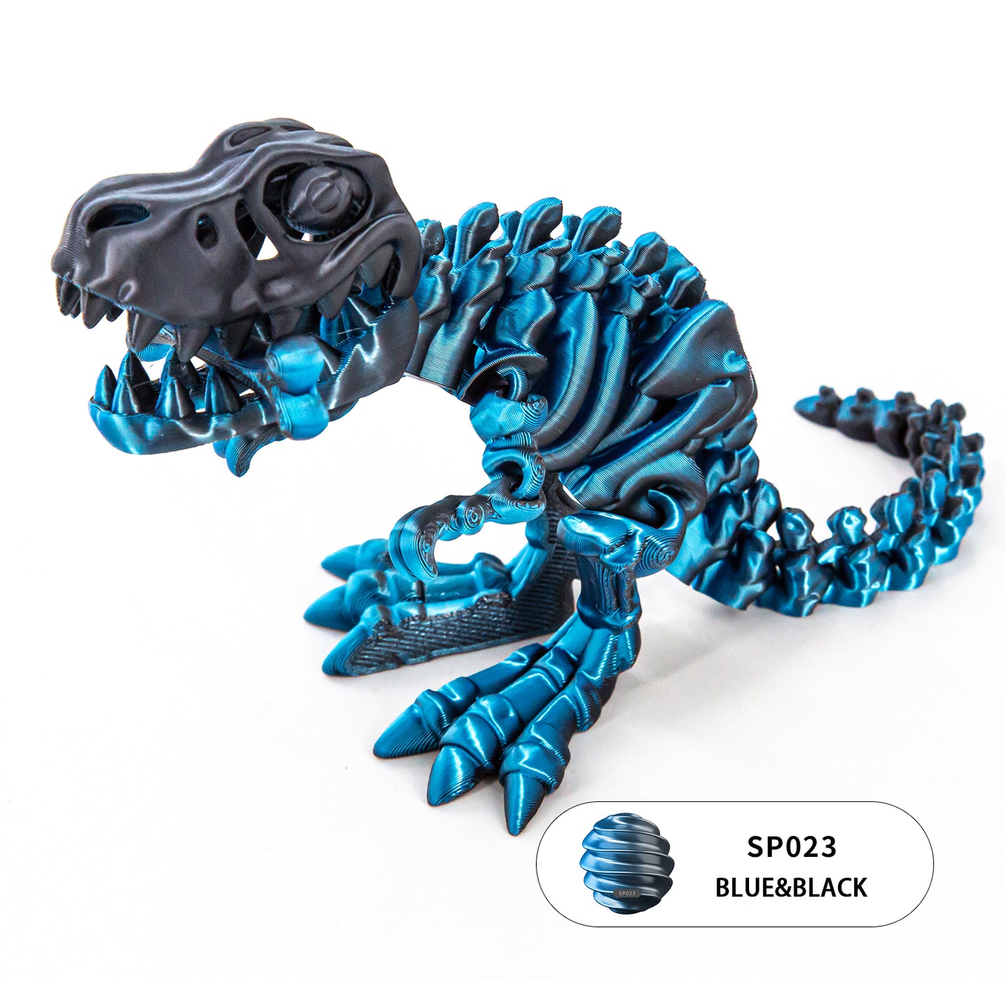 5pcs 11.8'' 3D Printed Articulated T-Rex