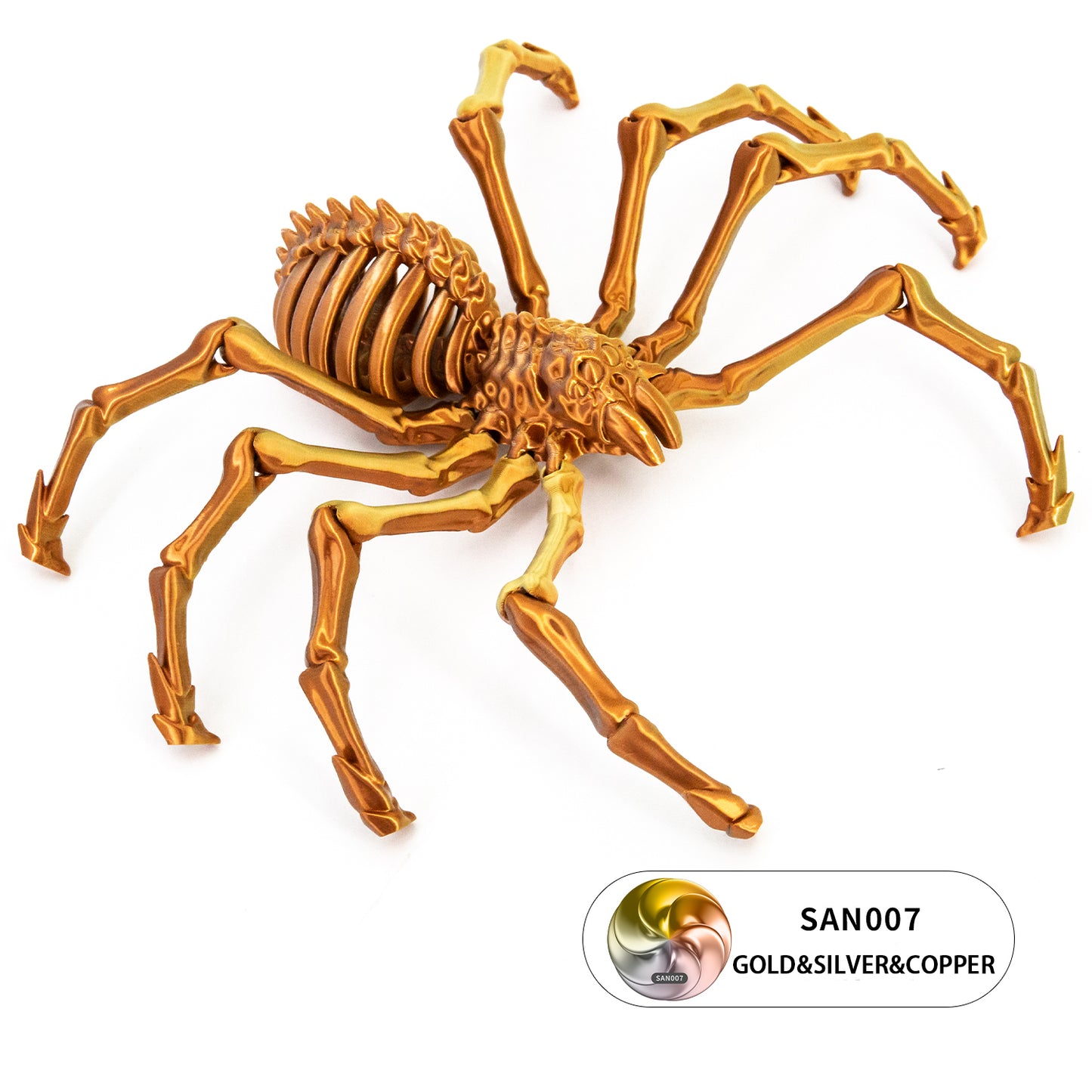 5pcs 10'' 3D Printed Articulated Spider