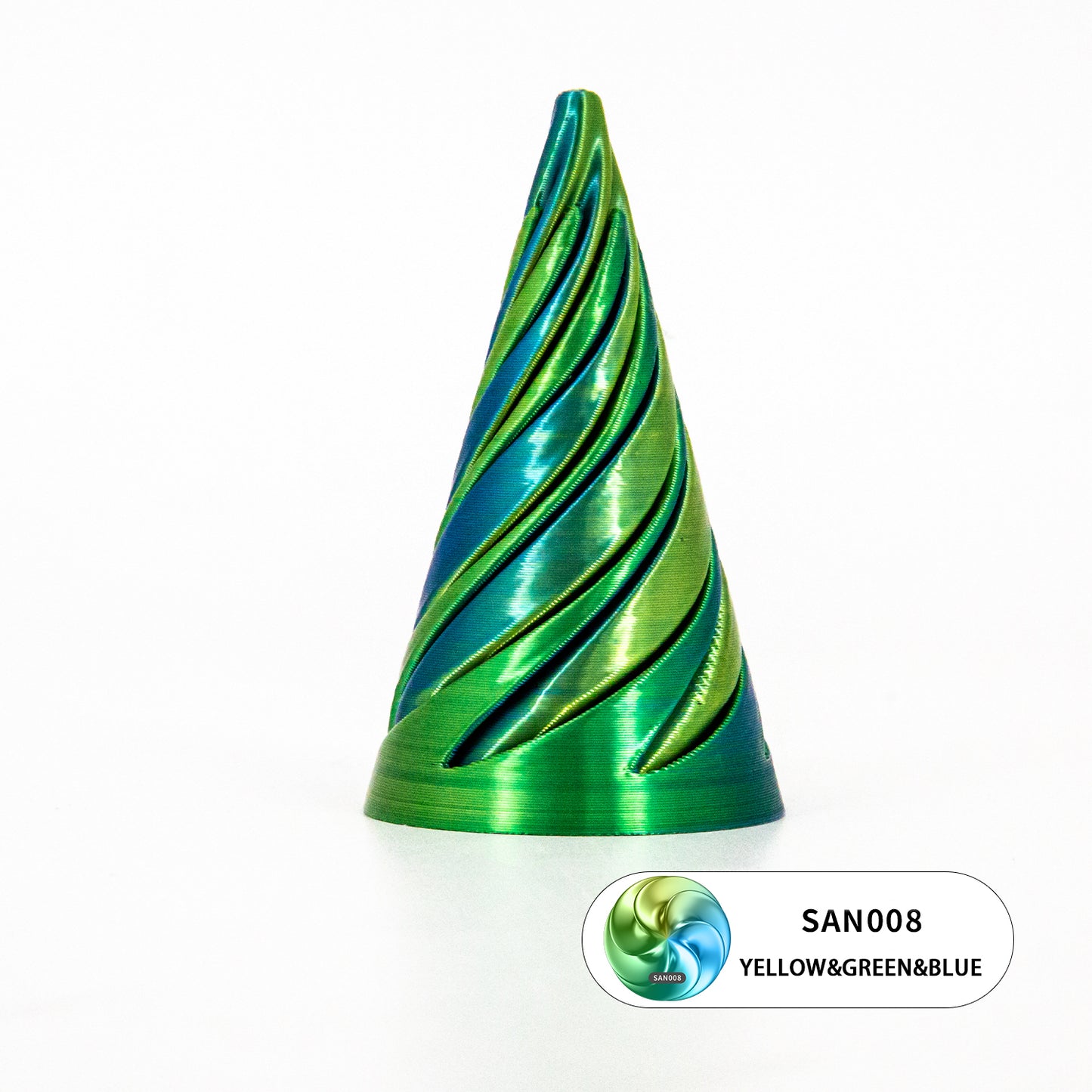 10PCS 3D Printed Spiral Cone Fidget Toy