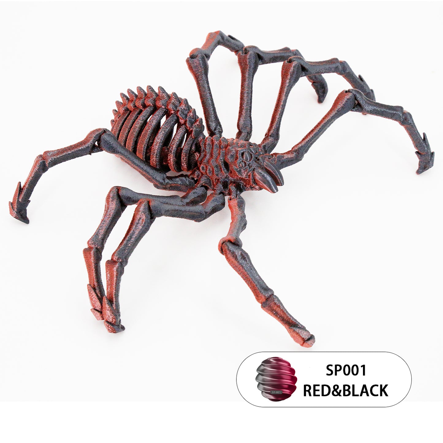5pcs 10'' 3D Printed Articulated Spider