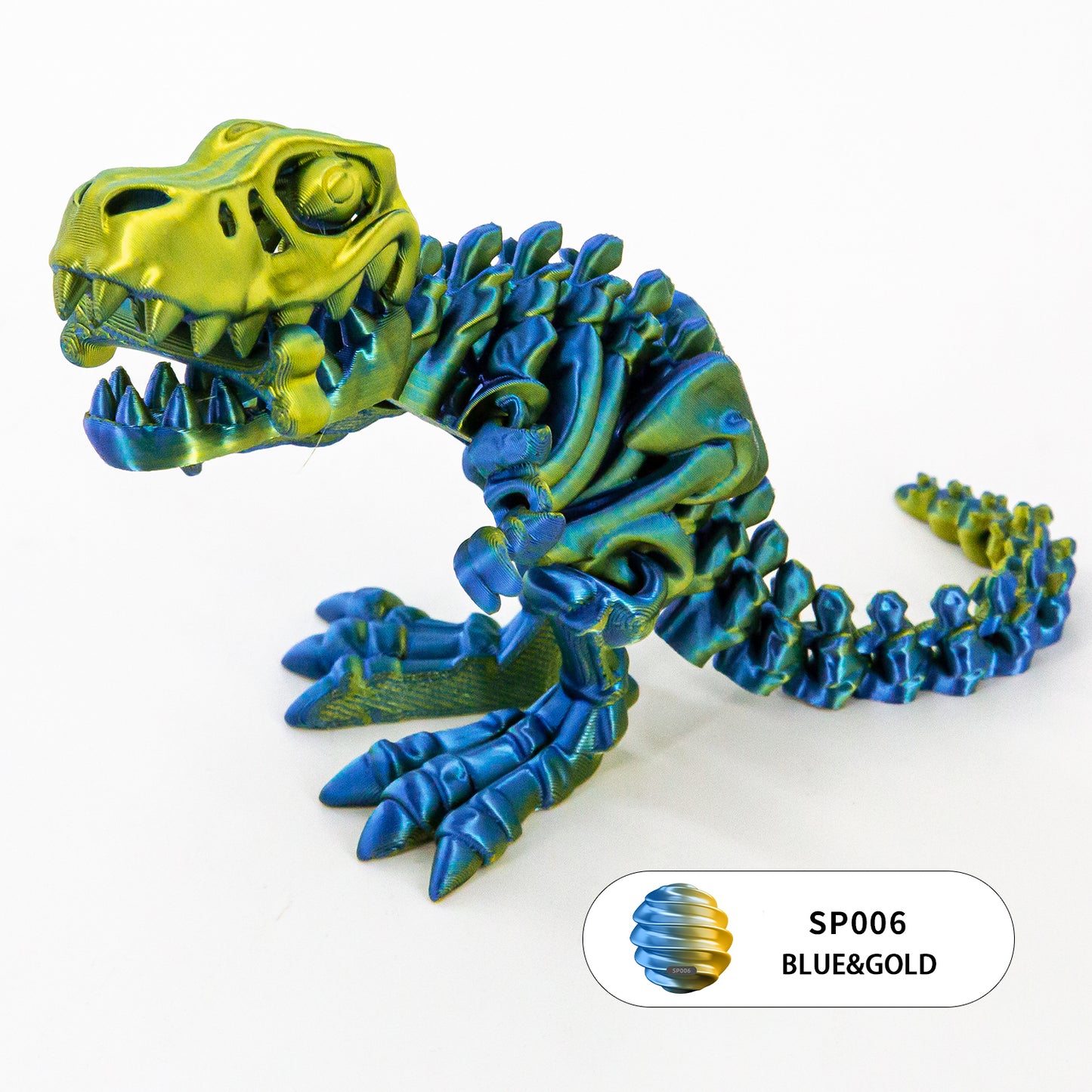 5pcs 11.8'' 3D Printed Articulated T-Rex