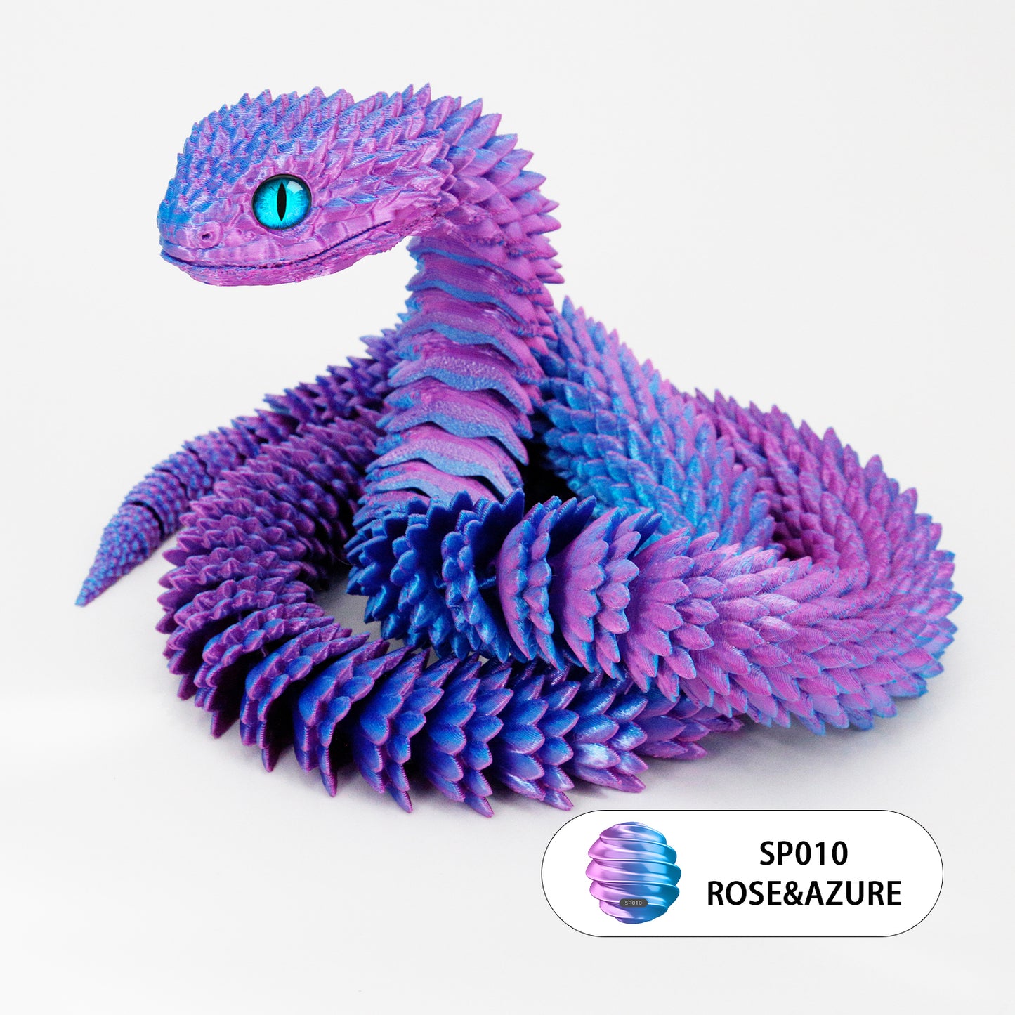 24’’ 3D Printed Articulated Snake Toy